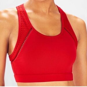 Red Sports Bra fabletics